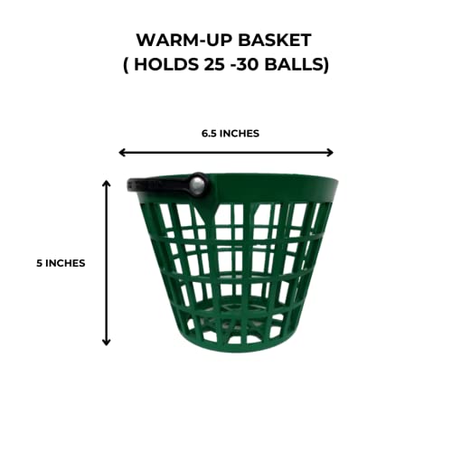 Basket - Range Ball - color: Black, size: Warm Up ( 25-30 Ball)