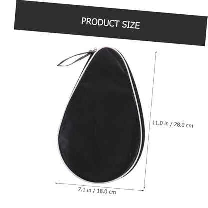 Sosoport Reusable Oxford Cloth Table Tennis Racket Bag Practical Fixed Storage Case Organizing Bag for Pong Paddle Protection and Sports Use