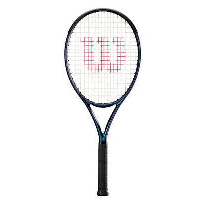 Wilson Ultra 108 V4.0 Performance Tennis Rackets, Strung with Sensation 16 Natural at Mid Range Tension - size: Grip Size 4 - 4 1/2"