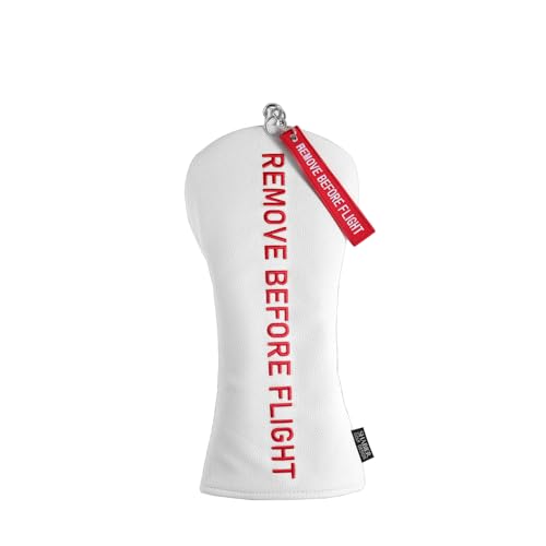 Golf Head Cover with RBF Design for Golf Club - size: for Fairway, style: White