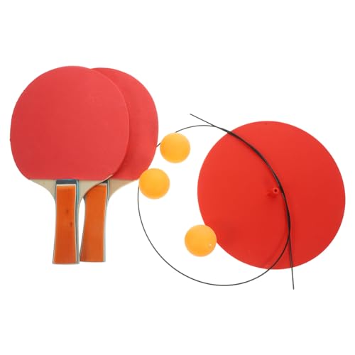 Table Tennis Training Kit with Elastic Shaft and Base Portable Pong Trainer for Indoor Outdoor Practice Enhances Reflexes and Hand-Eye Coordination Suitable for Random Color
