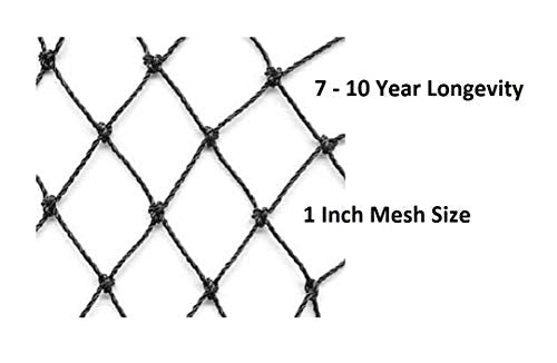 Excursions Aviary Netting 1" Heavy Knotted Poultry Net (25' x 25')