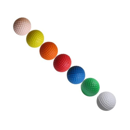 11pcs Pu Elastic Dimple Practice Golf Balls Soft Lightweight Durable Training Balls for Indoor and Outdoor Use for Daily Practice