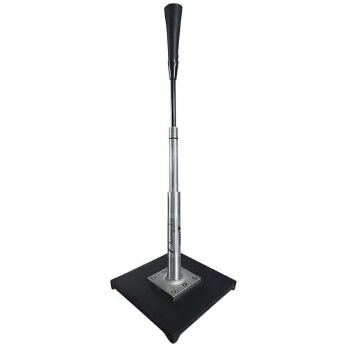 Champion Pro Series Adjustable Batting Tee – Durable, Easy Setup Hitting Trainer for Baseball & Softball - style: JR Adjustable (20"-32")