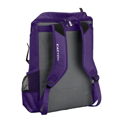 Easton | Ghost NX Backpack Equipment Bag | Adult | Fastpitch Softball | Team Logo Panel | Multiple Colors - color: Purple