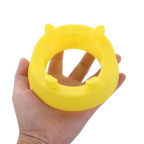 ibasenice 4pcs Football Kicking Tee - Sport Ball Display Rack - Field Goal Kicking Holder Stand - Football Training Equipment Yellow