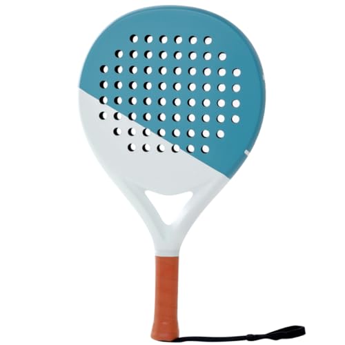 LAPAT Padel Racket with Cover Bag - Carbon Surface with EVA Memory Foam- Paddle Tennis Racquets Lightweight - POP Tennis - color: Blue Ibiza