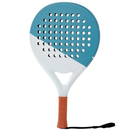 LAPAT Padel Racket with Cover Bag - Carbon Surface with EVA Memory Foam- Paddle Tennis Racquets Lightweight - POP Tennis - color: Blue Ibiza