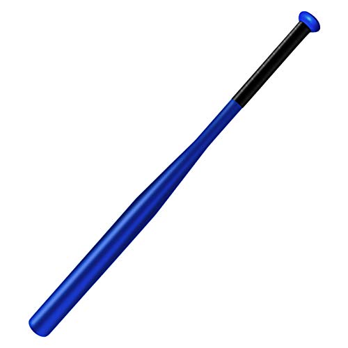 Baseball Bat Steel with Carrying Bag - color: Blue