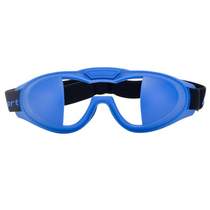 Dribbling Goggle Light Weight Training Eyewears Portable Sports Glasses Football Eyeglasses Comfortable - color: Blue