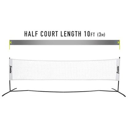 Franklin Sports Pickleball Set - Half Court Net, 2 Paddles, 2 Pickleballs