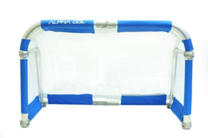 Alpha Goal - The Original All Aluminum Folding Goal with Carry Bag. Pro Grade Quick Folding Aluminum Folding Goal Bag inlcluded. Sizes 4'x2.5', 5'x3', 6'x4'. - color: Royal, size: 4x2.5