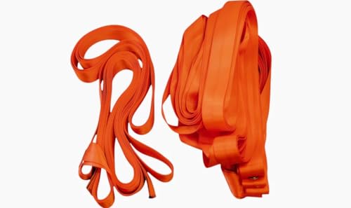BuyBocceBalls Listing for Har-Tru - Pickleball Courts - Har-Tru Temporary Fabric Pickleball Lines 36' - Orange (108-3686)