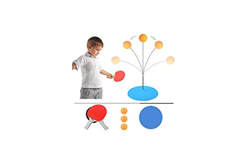 C&H Solutions Table Tennis Trainer with Elastic Soft Shaft, Soft Axis Table Tennis. Leisure Decompression Sports, Ping Pong Ball Practice Set Tools