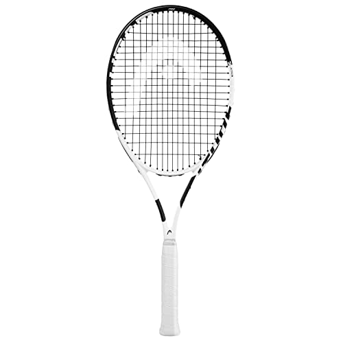 Head Metallix Attitude Pro White Tennis Racket - Pre-Strung Adult Tennis Racquet for Control and Maneuverability - size: 4-3/8