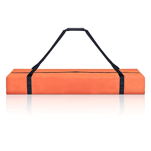 VISEMAN Baseball Softball Bow Style Net Replacement Bag Only,Baseball Practice Net Bag,Baseball Net Duffel Bag - Fits 7 x 7 Practice Net Systems for Teams & Coaches - color: Orange