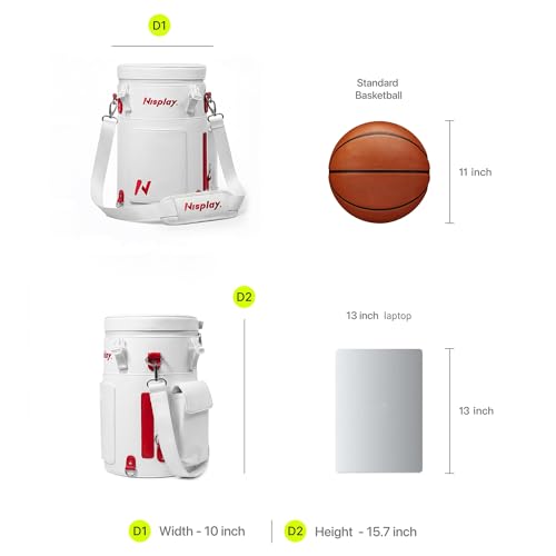 L1 Tennis Ball Machine, Ultra Light 6KG Backpack Design, Dual Control via APP & Remote, up to 50 Balls Capacity, 2–3 Hours Battery Life,Adjustable Speeds & Oscillating - color: white