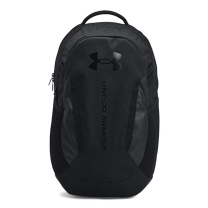 Under Armour Unisex-Adult Hustle 6.0 Backpack - Mens and Womens, (003) Black/Black/Black, One Size Fits Most - color: (003) Black / Black / Black, size: One Size