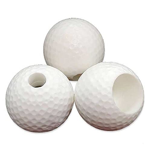 WINNER SPIRIT Real Swing 300 Golf Swing & Hitting Trainer, True Impact, Checking Path After Swing Practice Mat Groover Training Aid, Height Adjustable - style: Spare 3 Practice Balls