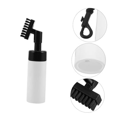 Golf Club Brush Cleaner with Press-Activated Water Spray Bottle 5oz, White Golf Grip Scrubber for Maintenance and Cleaning Accessories for Golfers