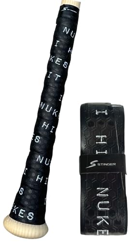 Stinger Sports Premium Polymer Bat Grip (Baseball and Softball) - color: I Hit Nukes