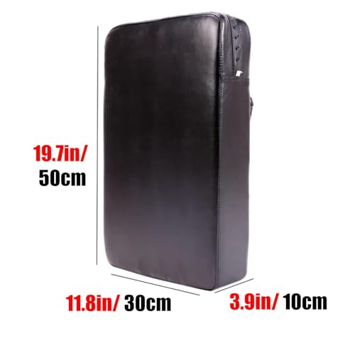 Professional Basketball Training Equipment Blocking Pads, with 3 Handles Black Punching Drills Mat for Martial Arts/Taekwon/Kung Fu, Football Chest Blocker Pad - size: 11.8x19.7x3.9"