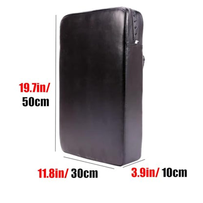 Professional Basketball Training Equipment Blocking Pads, with 3 Handles Black Punching Drills Mat for Martial Arts/Taekwon/Kung Fu, Football Chest Blocker Pad - size: 11.8x19.7x3.9"