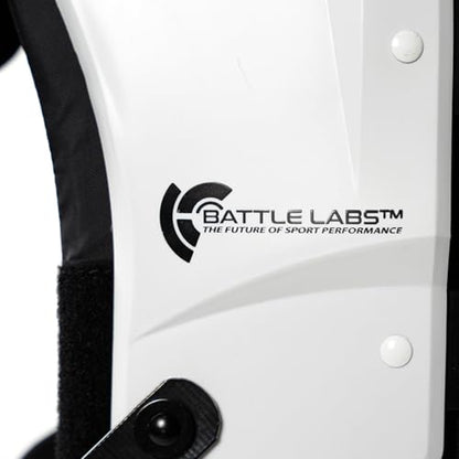 Battle Sports Defender Football Shoulder Pads – The Lightest, Most Protective in Its Class – Aerospace Grade Materials, Ventilated Design, Removable Sternum Plate, Foam Neck Roll - color: Black, size: X-Large