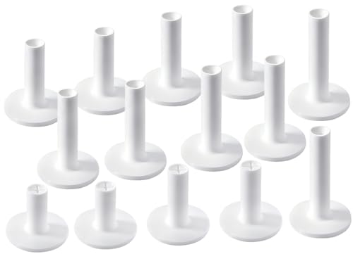 Rubber Golf Tees for Mats - Golf Tees for Indoor Simulators Driving Range and Outdoor Golf Practice on Hitting Mat- Durable and Stable Golf Mat Tee for Beginners or Golfers - Mixed Sizes Rubber Tees - size: 14 PCS