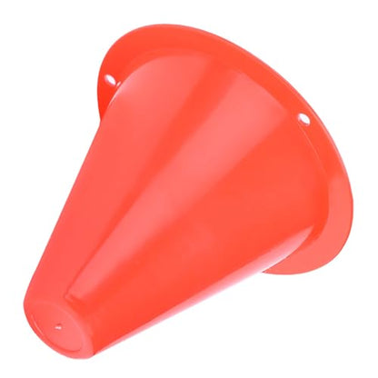 10pcs Football Cones Soccer Training Discs Football Marker Poles Flat Square Bottom Stackable for Soccer Training