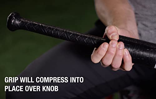 StickGrip X Series - Baseball, Softball, Hockey, Lacrosse,Pickleball Grip, Premium Sports Accessories,Enhanced Texture for Optimal Performance, Weather Resistant (Grey, 5")