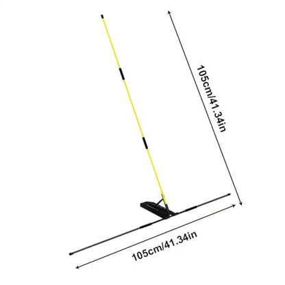 Golf Alignment Sticks - Adjustable Swing Rod Trainer, Ggolff Practice Aid, Lightweight Training Rods | Indoor Chipping Hitting, Backyard Home Golf Drills - color: Yellow