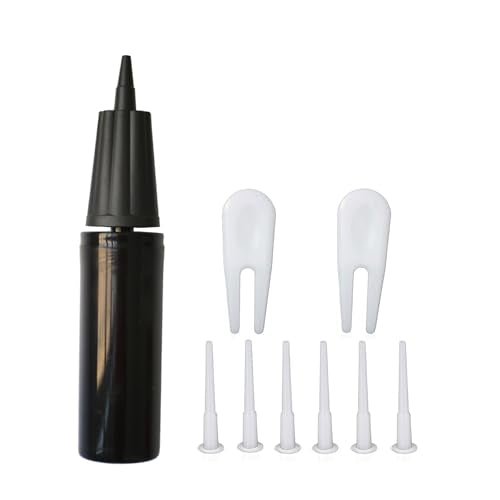 Hand Air Pump,Two-Way Hand Yoga Ball Pump, 9 Inch Double Action Hand Pump Inflator for Exercise Balls, Swimming Ring,Balloons and Inflatable Balls