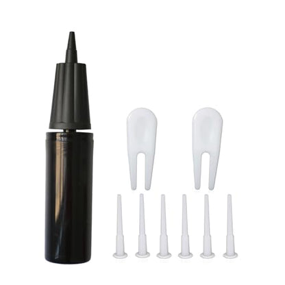 Hand Air Pump,Two-Way Hand Yoga Ball Pump, 9 Inch Double Action Hand Pump Inflator for Exercise Balls, Swimming Ring,Balloons and Inflatable Balls
