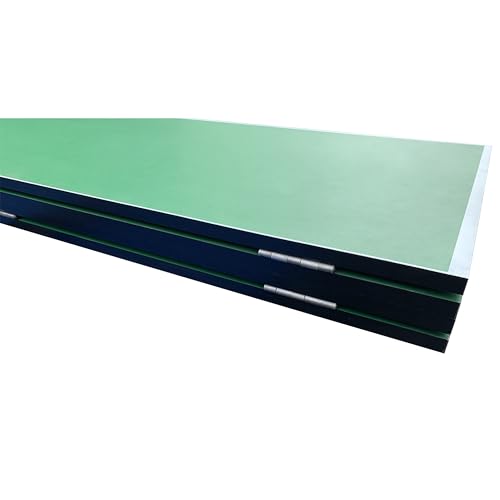 RACK Virgo Table Tennis Conversion Top for Billiard/Pool Table 4 Piece– Indoor Ping Pong Tabletop - color: Green