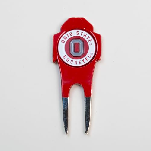 Team Golf NCAA Ohio St Shaped Divot Tool
