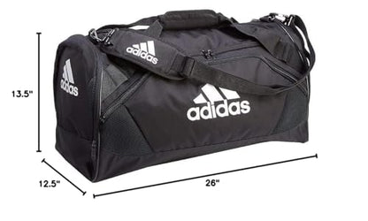 adidas Team Issue Duffel Bag – Durable for Sports & Travel - color: Black