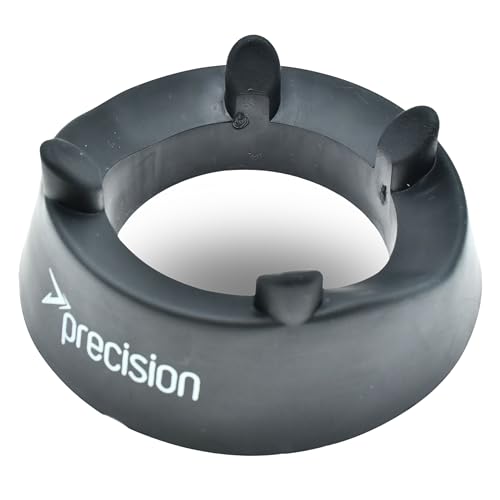 Precision Rugby Kicking Tee Durable Rubber, 4cm Height, Stable Platform for Accurate Kicks, Ideal for Club Pro Training and Matches, Black