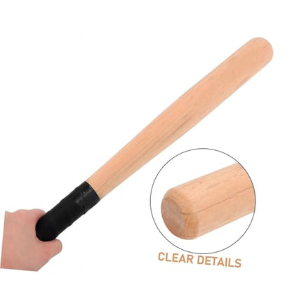BESPORTBLE Solid Wood Baseball Bat 21 Inch Lightweight Handheld Training Stick for Youth and Adults Outdoor Baseball Practice Durable Beech Wood Construction