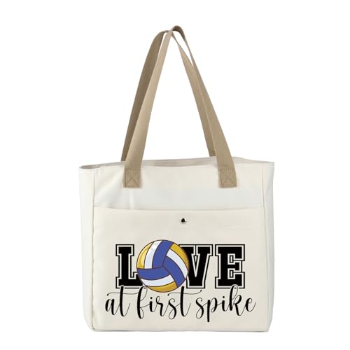 MBMSO Volleyball Tote Bag for volleyball players Volleyball Lover Gift Volleyball Mom tote Team coach Gift volleyball gym bag