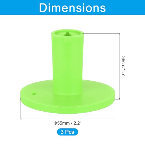 PATIKIL Rubber Golf Tees Golf Rubber Tee Indoor Outdoor Practice Ball Holder for Driving Range Turf Mats