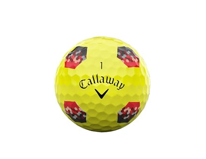 Callaway Golf Chrome Soft 2026 Golf Balls - color: Yellow Tru Track