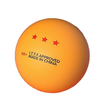 LIANXUE 10 Pcs Table Tennis Ball 3-Star Standard for Indoor/Outdoor Pingpong Table, Competition Grade
