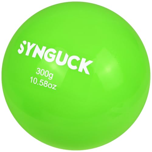 SYNGUCK 4/6 Pack Weighted Plyo Balls Set for Baseball & Softball Training - Improve Power, Pitching, Hitting - Perfect for Yoga, Fitness, Plyometrics - All Skill Levels - style: 10/14/16/18oz