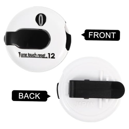 Abaodam Outdoor Score Portable Stroke Counter for Golf White No Battery Needed Easily Attachable to Belt Compact Design for Golf Enthusiasts