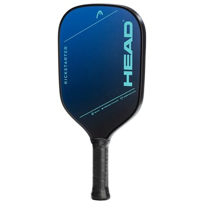 HEAD Kickstarter Pickleball Paddle - Beginner Friendly, Fiberglass Face, Elongated Shape, Blue - color: Blue