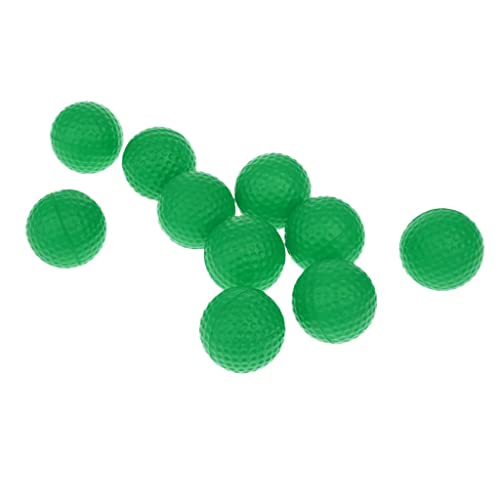 10 Pieces PU Foam Sponge Soft Elastic Golf Balls for Indoor E Outdoor Golf Training Practice - Choice of Colors