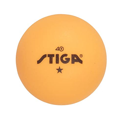 STIGA 1-Star Balls - color: Orange, size: 6 Pack