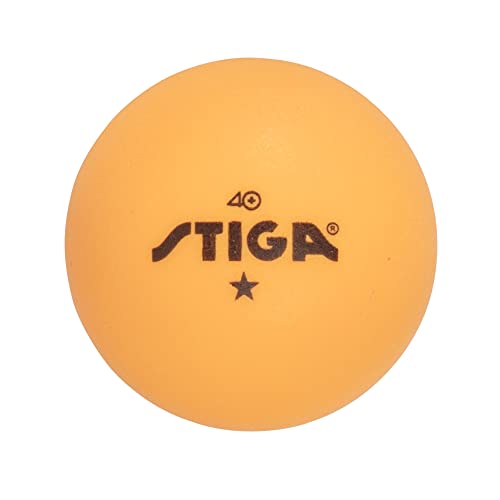 STIGA 1-Star Balls - color: Orange, size: 6 Pack