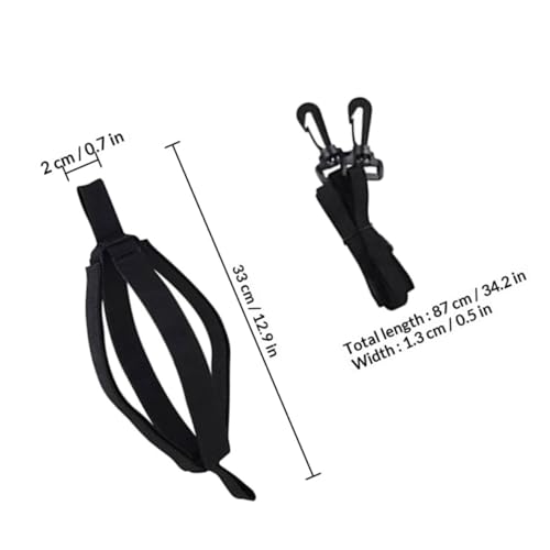 YARNOW 1set Volleyball Spike Trainer Strap Trainer for Hitting Practice and Jumping Drills for Ages Black